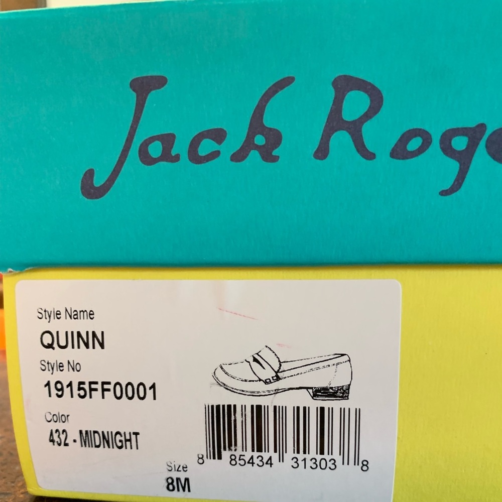 Jack Rogers navy loafers
